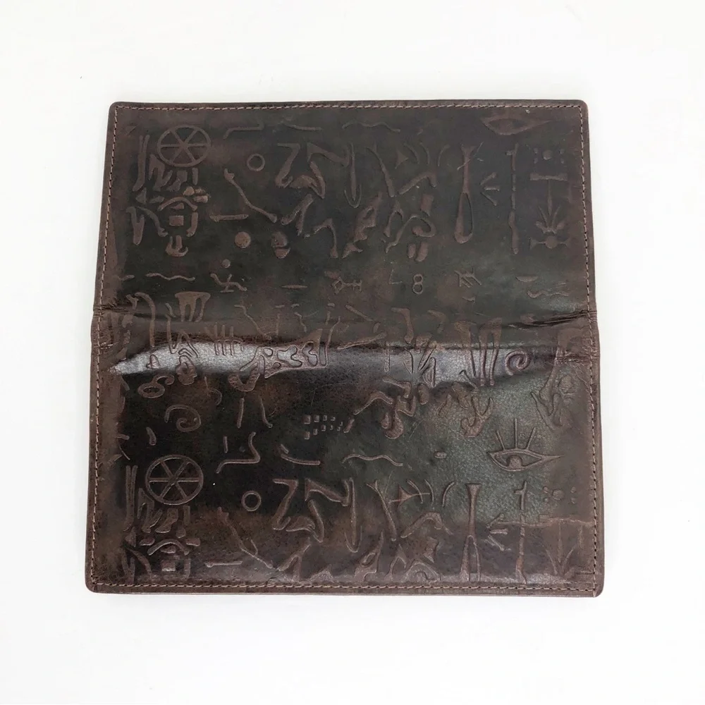Mou Meraki Brown leather wallet